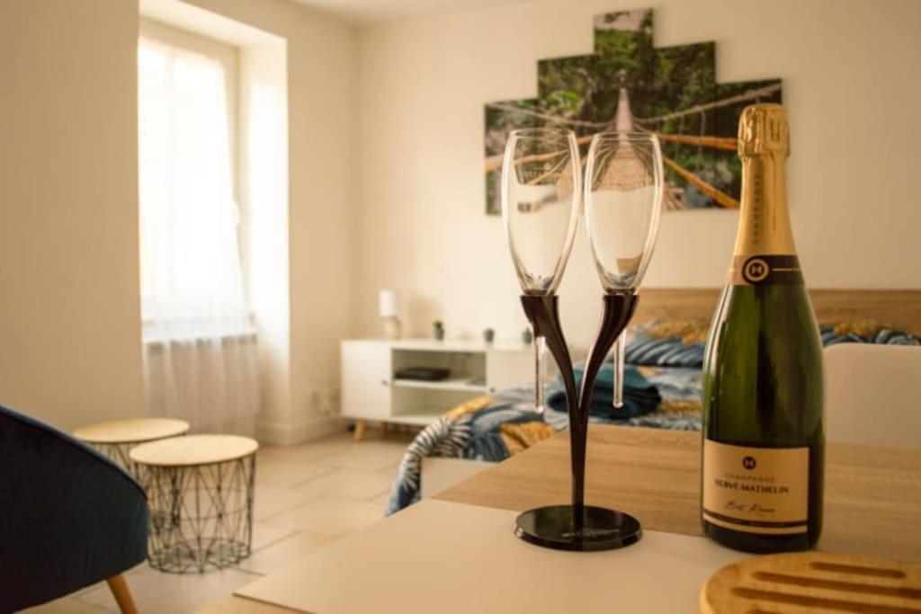Studio Cosy Tv Wifi Confortable Et Chaleureux Gaillon Exterior foto